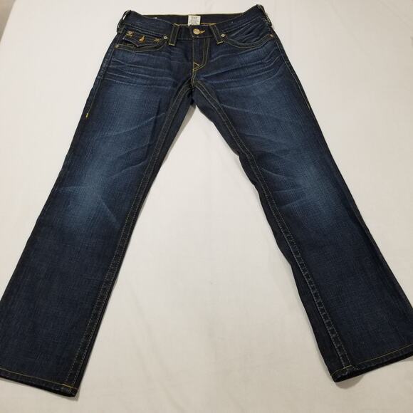 True Religion Jeans Mens 30 Ricky Straight Flap VINTAGE Shallowmaker MAD859F83 - Picture 13 of 13